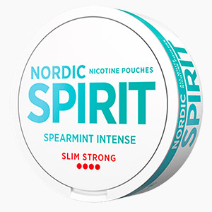 Nicotine Pouches Nordic Spirit Spearmint Intense Strong